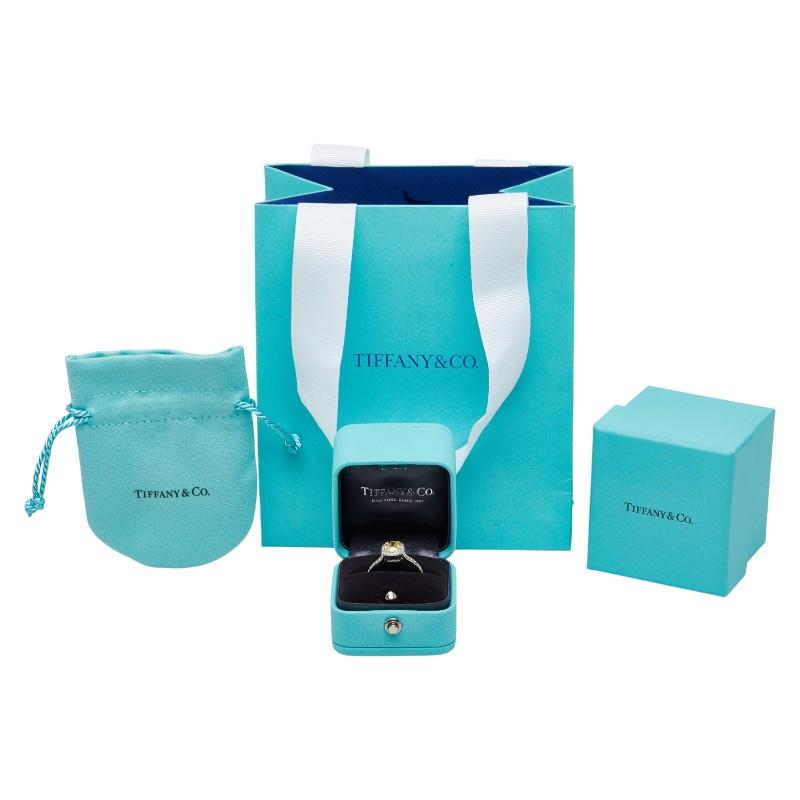 TIFFANY&Co.（ティファニー） Pt950 K18WG ファンシーインテンス
