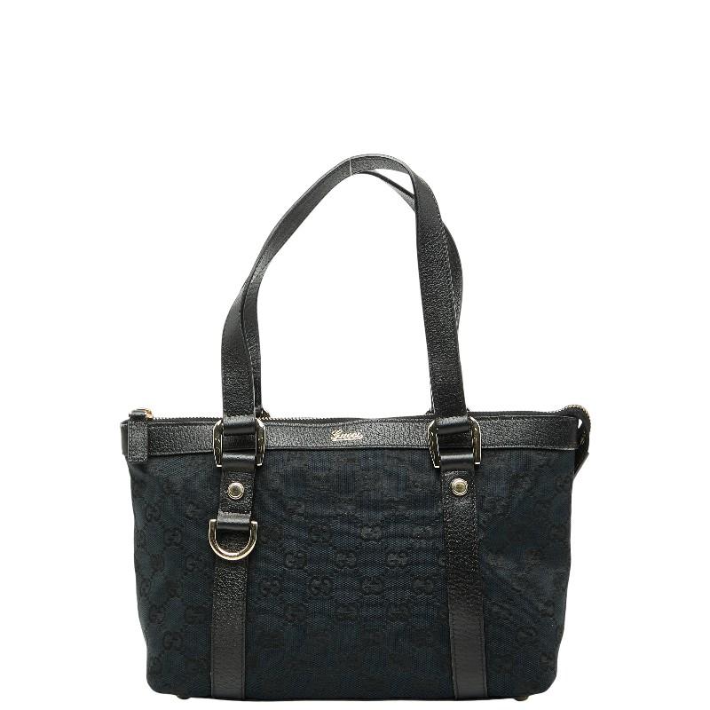 GUCCI（グッチ） GGキャンバス アビー ハンドバッグ 141471 ブラック 