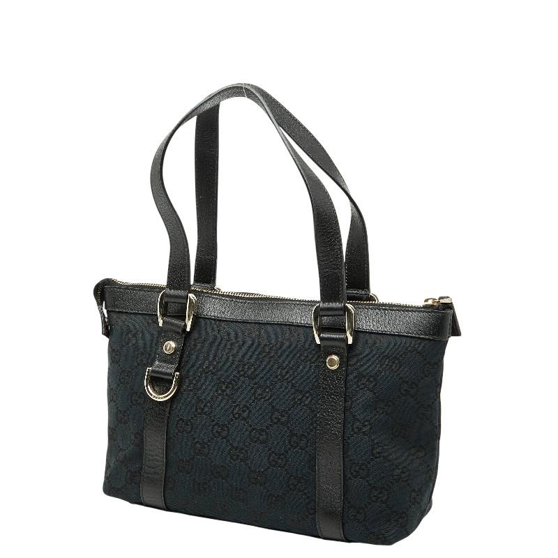 GUCCI（グッチ） GGキャンバス アビー ハンドバッグ 141471 ブラック