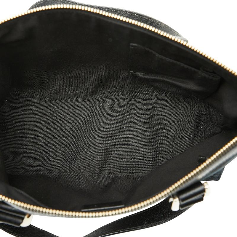 GUCCI（グッチ） GGキャンバス アビー ハンドバッグ 141471 ブラック