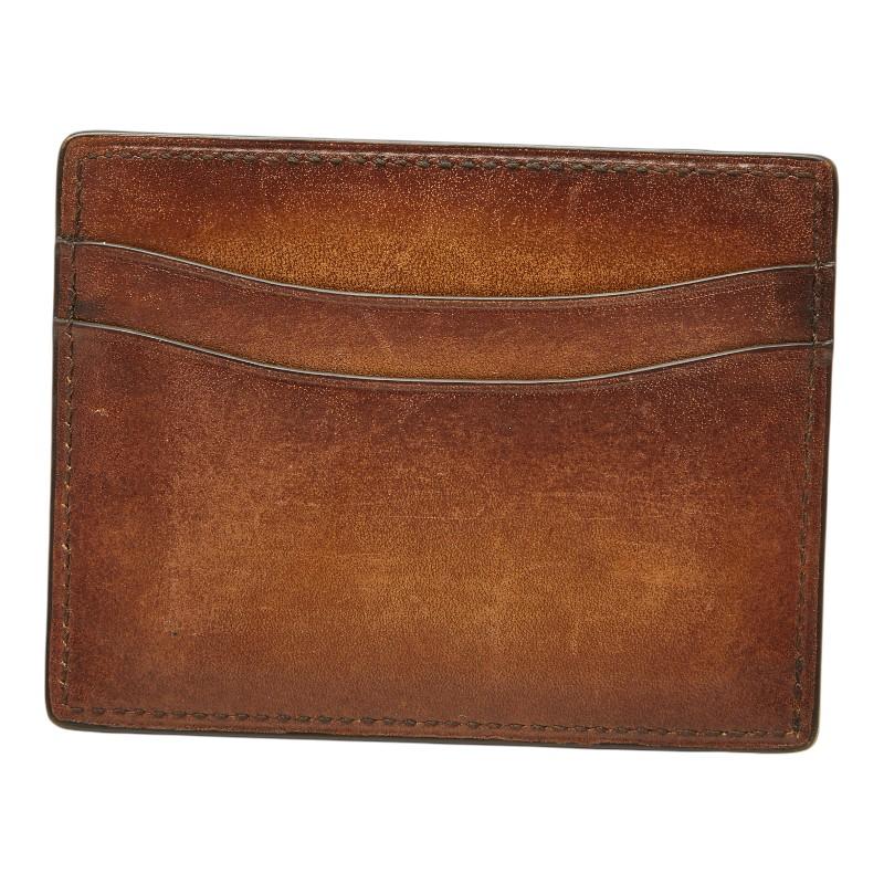 ベルルッティ Berluti 二つ折り財布 カリグラフィ 札入れ カードケース 折り財布 ブラウン Berluti（ベルルッティ） カリグラフィ 財布 二つ折り財布 折り財布