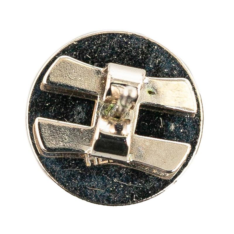 HERMES（エルメス） エクリプス ピアス グリーン シルバー メタル
