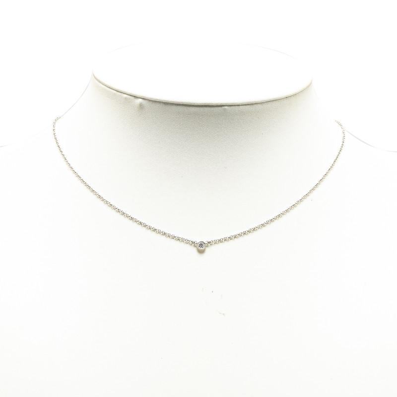 ティファニー バイザヤード ネックレス Pt950 プラチナ レディース TIFFANY&Co. 【中古】_5