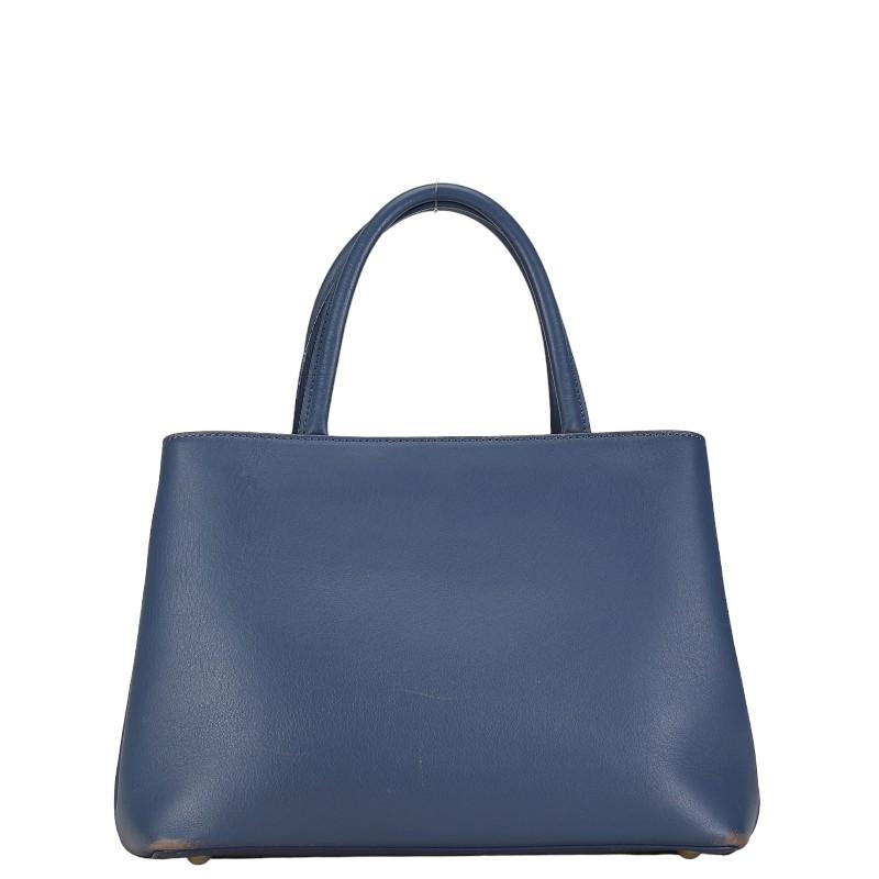 美品　フェンディ　トゥージュール　レザー　クラッチバッグ　ハンドバック　ブルー系 FENDI（フェンディ） プチトゥールジュール ハンドバッグ ショルダー