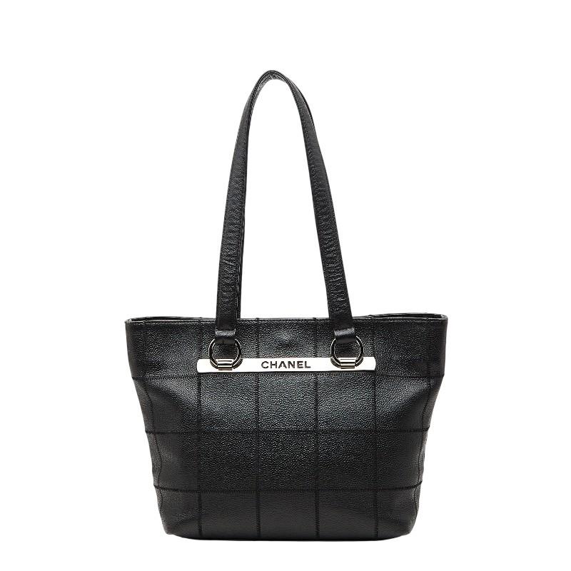 CHANEL（シャネル） チョコバー ロゴ トートバッグ ハンドバッグ
