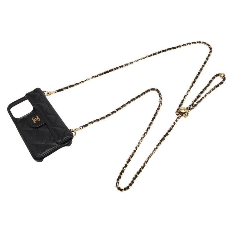 CHANEL（シャネル） マトラッセ ココマーク iPhone14pro チェーン