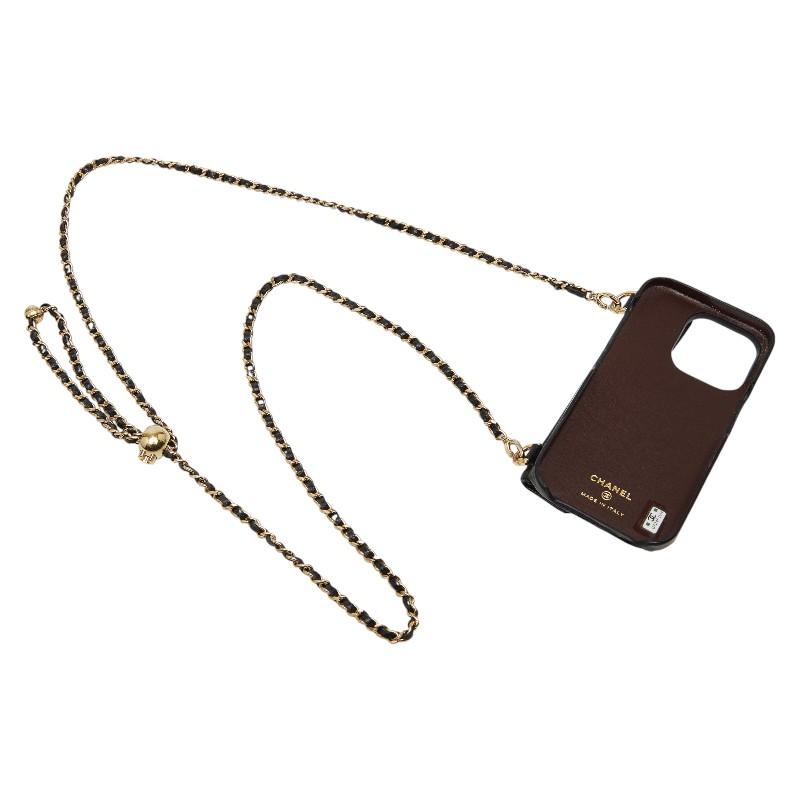 CHANEL（シャネル） マトラッセ ココマーク iPhone14pro チェーン