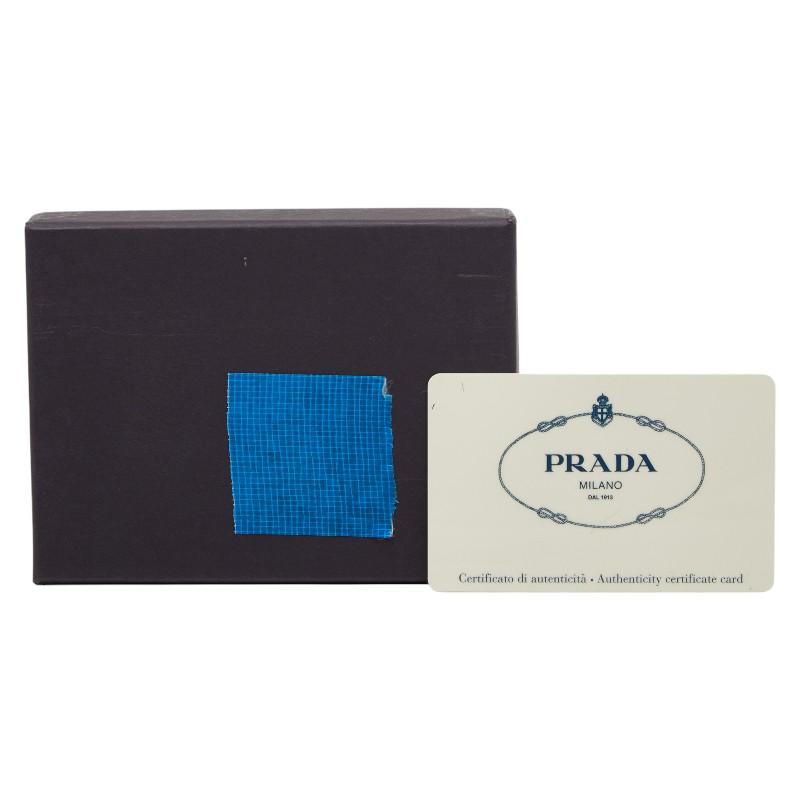 【未使用品級】PRADA キーケース　6連　ナイロン　三角ロゴ　1M0222 黒 PRADA（プラダ） 三角ロゴプレート 6連 キーケース M222 ブラック