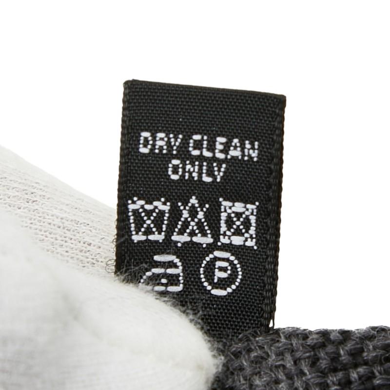 ジバンシー ロゴ マフラー グレー ブラック ウール アクリル レディース Givenchy 【中古】_3