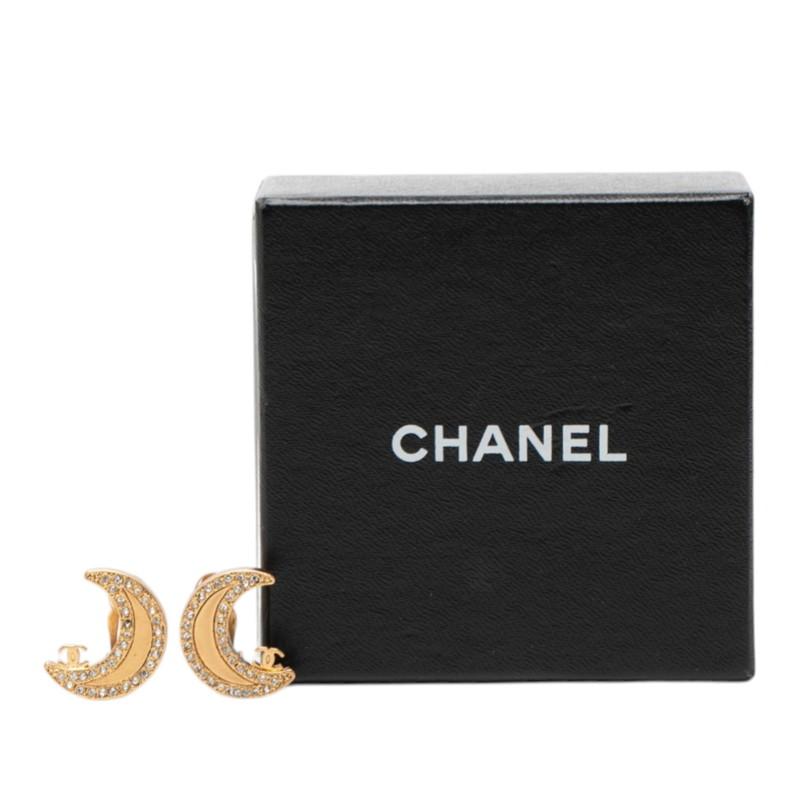 CHANEL（シャネル） ココマーク 三日月 ムーン ラインストーン 