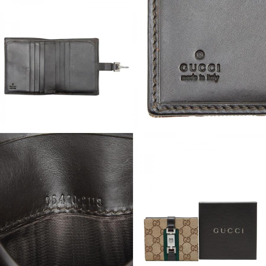 GUCCI（グッチ） GGキャンバス ジャッキー シェリーライン 二つ折り