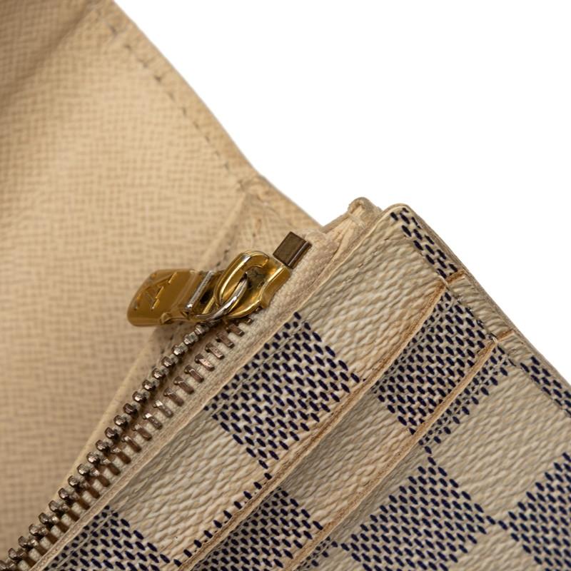 LOUIS VUITTON ルイ・ヴィトン/ポルトフォイユ・サラ/ダミエ/アズール/N61735/CA4***/ABランク/04【中古】 LOUIS VUITTON - ルイ・ヴィトン 長財布 ポルトフォイユ サラ ダミエ