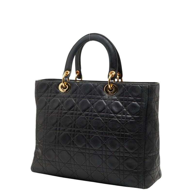 Christian Dior　レディディオール カナージュ ラージ ハンドバッグ クリスチャンディオール カナージュ レディディオール ラージ