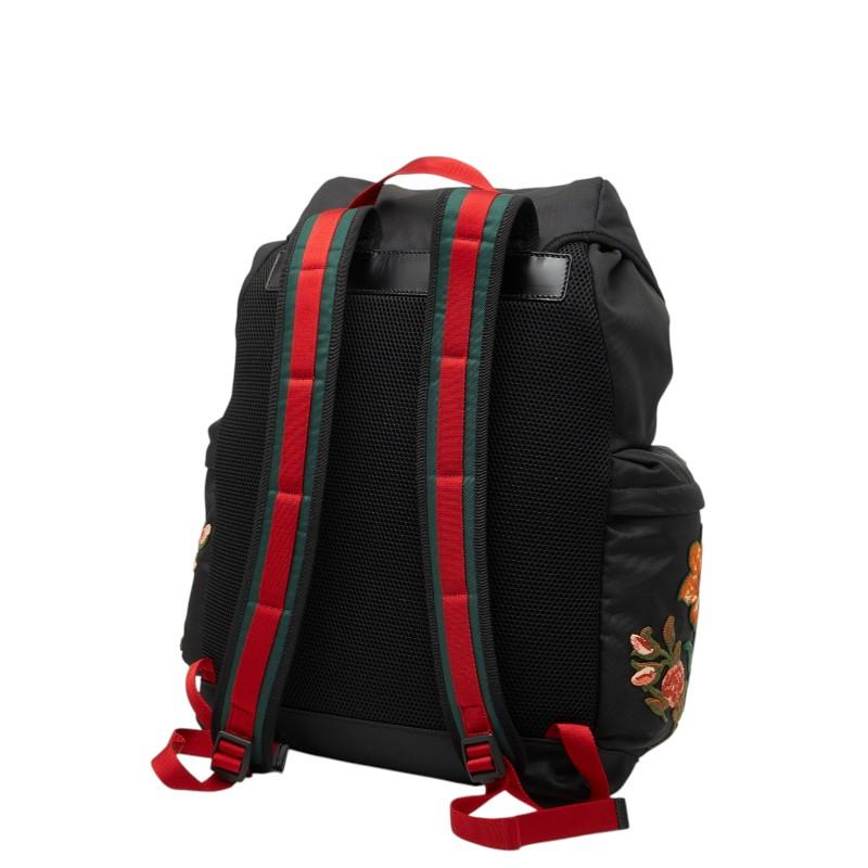 GUCCI（グッチ） エンブロイダリー タイガー ウェブラウン リュック