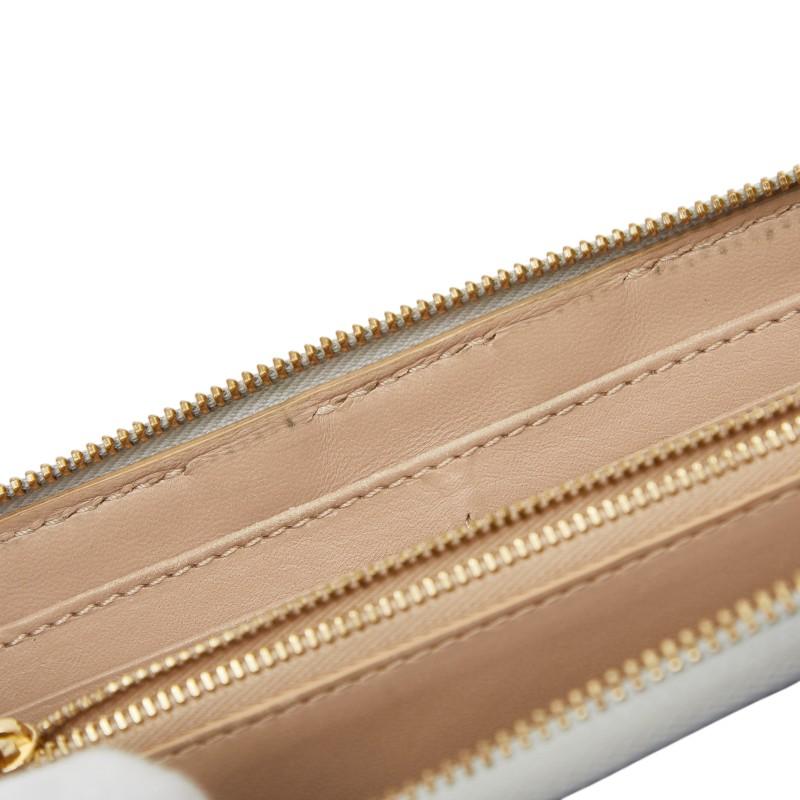 Chloe（クロエ） マーシー ラウンドファスナー 長財布 ライトブルー