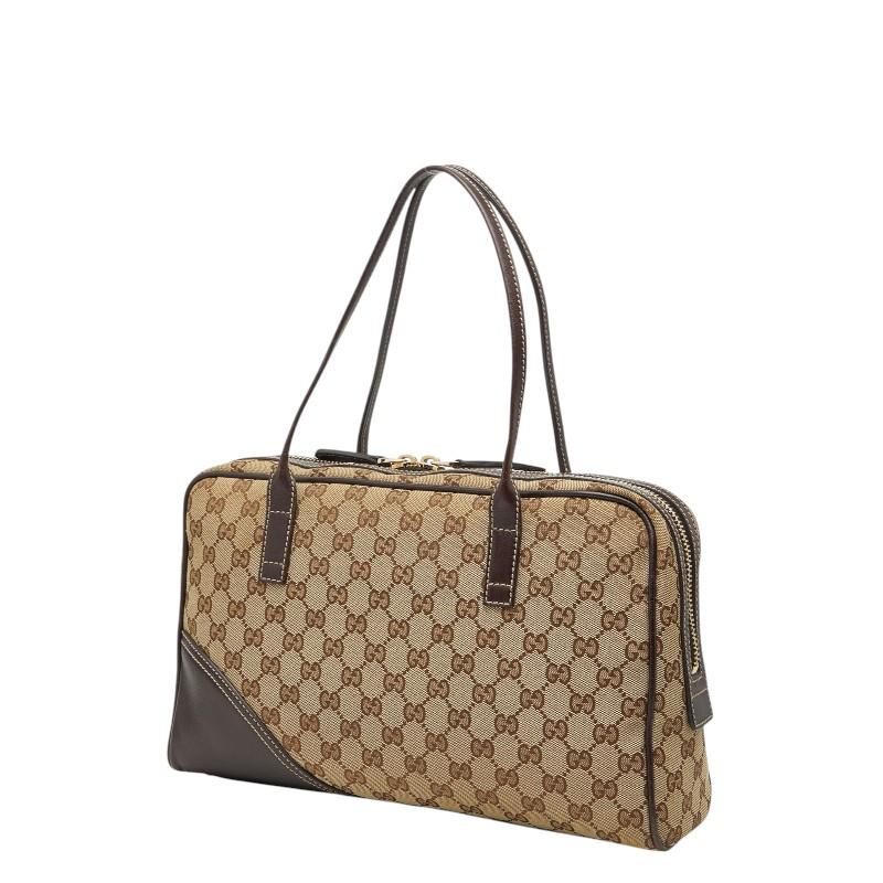 GUCCI（グッチ） GGキャンバス インターロッキングG ハンドバッグ