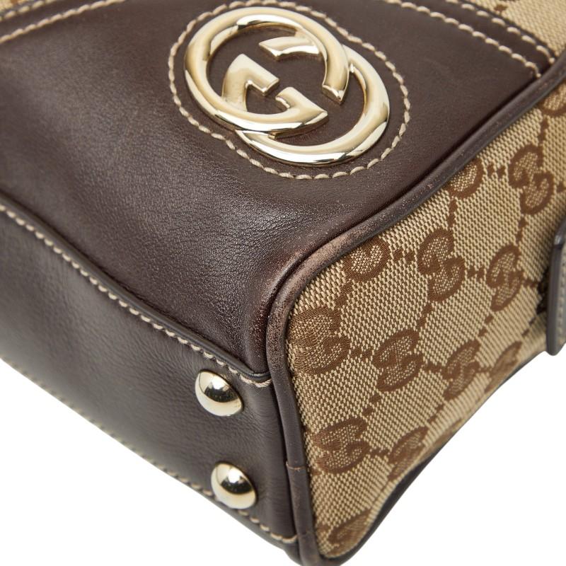 GUCCI（グッチ） GGキャンバス インターロッキングG ハンドバッグ