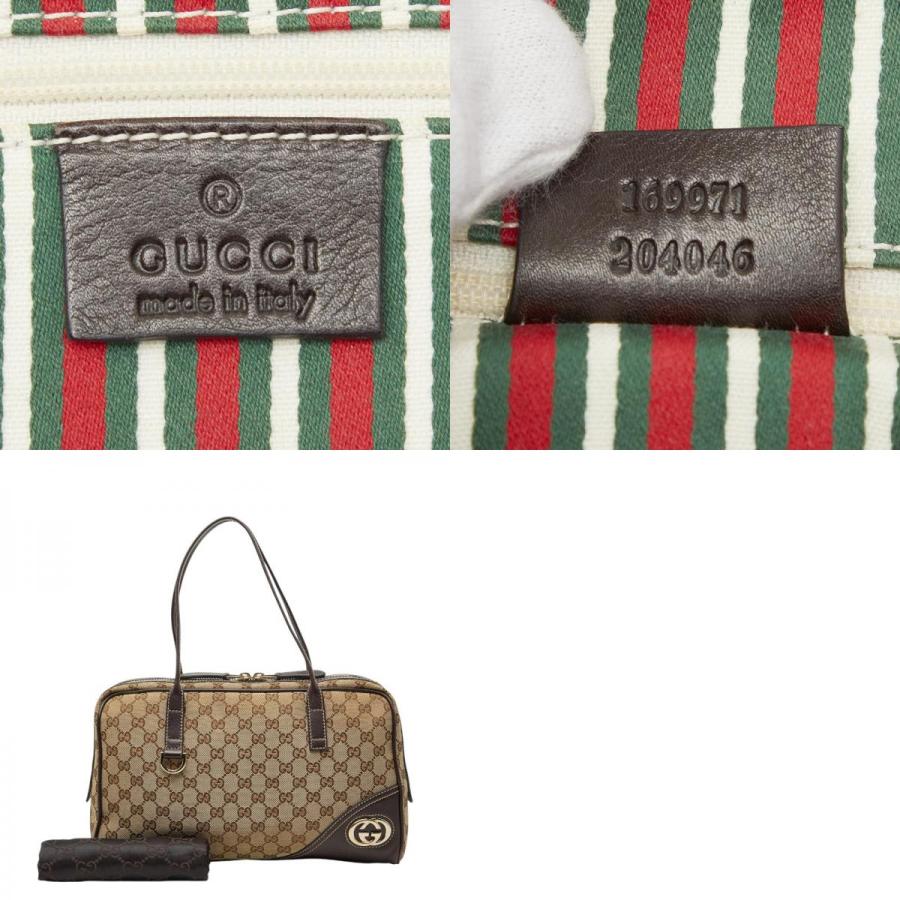 GUCCI（グッチ） GGキャンバス インターロッキングG ハンドバッグ