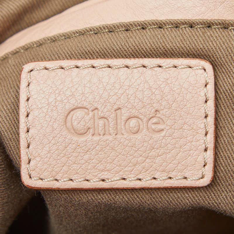Chloe（クロエ） マーシー ハンドバッグ ピンクベージュ レザー