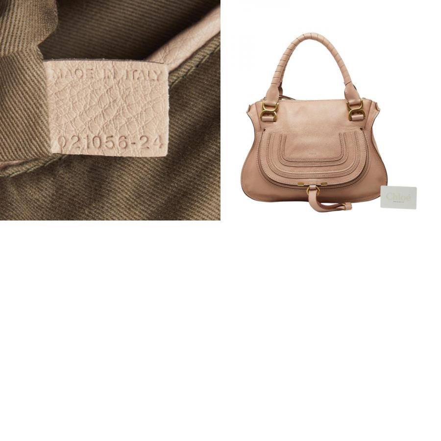 【入手困難】Chloe MARCIE クロエ マーシー ピンク ハンドバッグ Chloe（クロエ） マーシー ハンドバッグ ピンクベージュ レザー