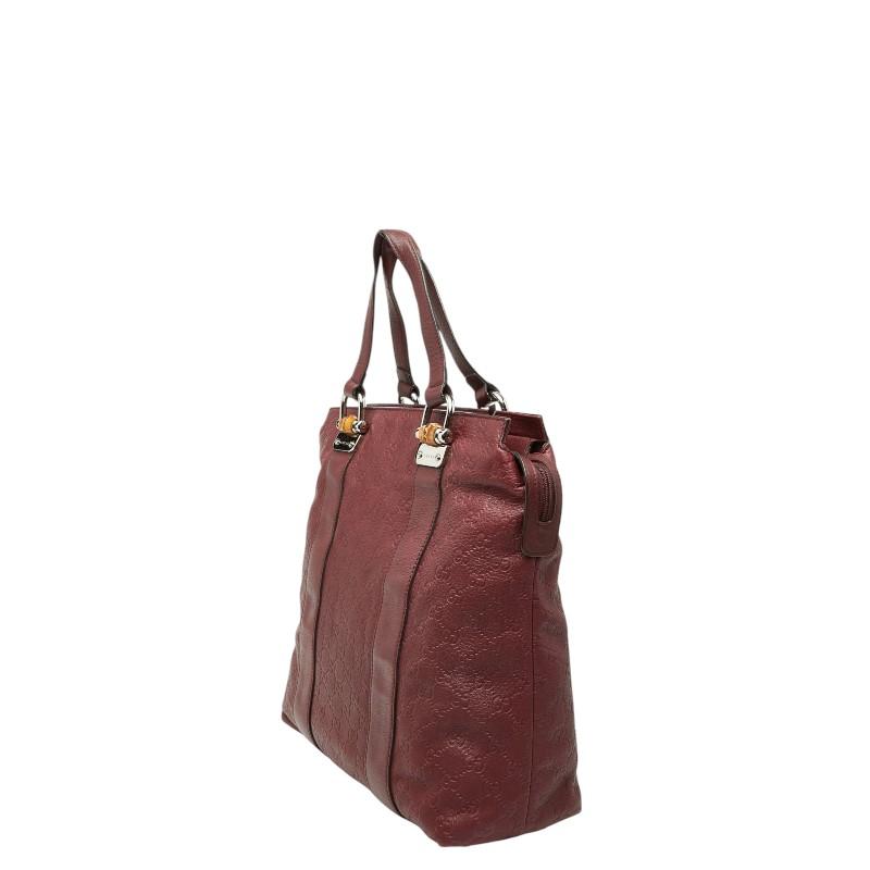 Gucci グッチ グッチシマ バンブー トートバッグ GUCCI（グッチ） グッチシマ バンブー トートバッグ 355773 ワイン
