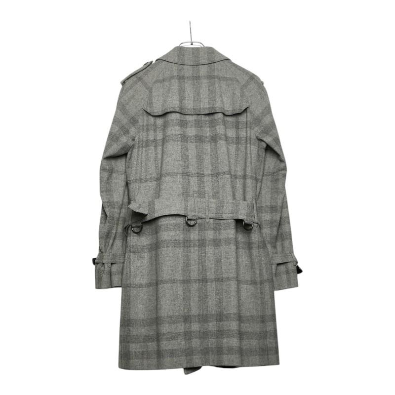 BURBERRY（バーバリー） チェック トレンチコート サイズM グレー