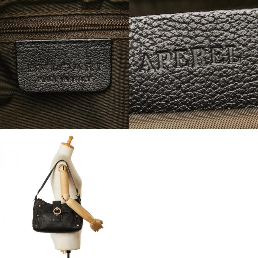 BVLGARI ブルガリ ロゴプレート ワンショルダーバッグ ブラック BVLGARI ブルガリ ロゴプレート ワンショルダーバッグ ブラック