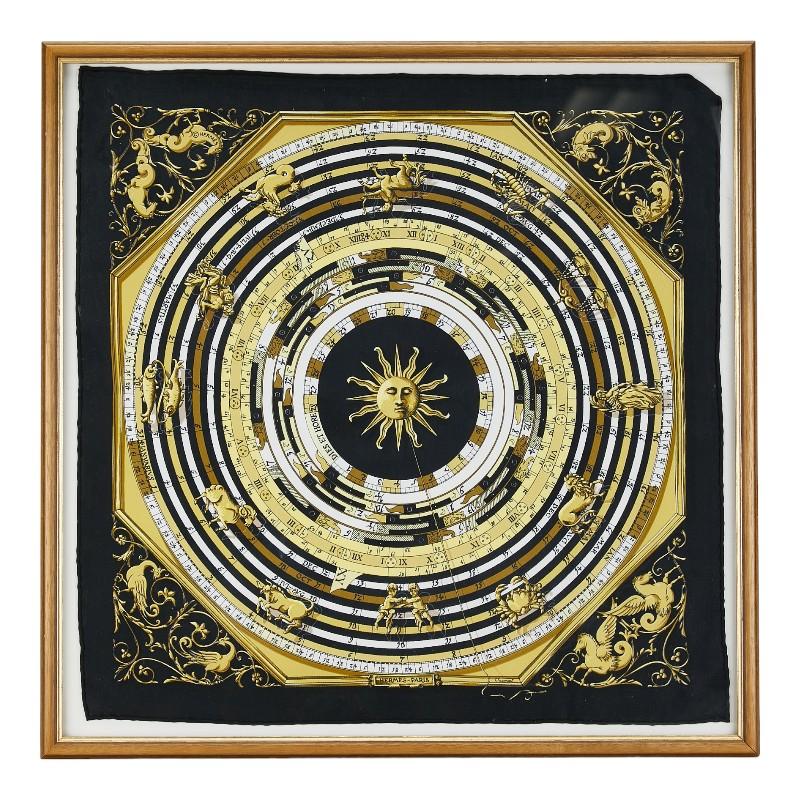 エルメス HERMES 占星術 12星座 太陽 シルク スカーフ 楽天市場】エルメス スカーフ レディース カレ90 DIES ET HORE 占星術
