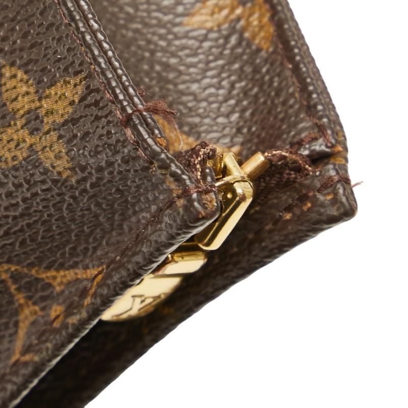 LOUIS VUITTON ルイ ヴィトン モノグラム ポシェットトワレ15 クラッチ