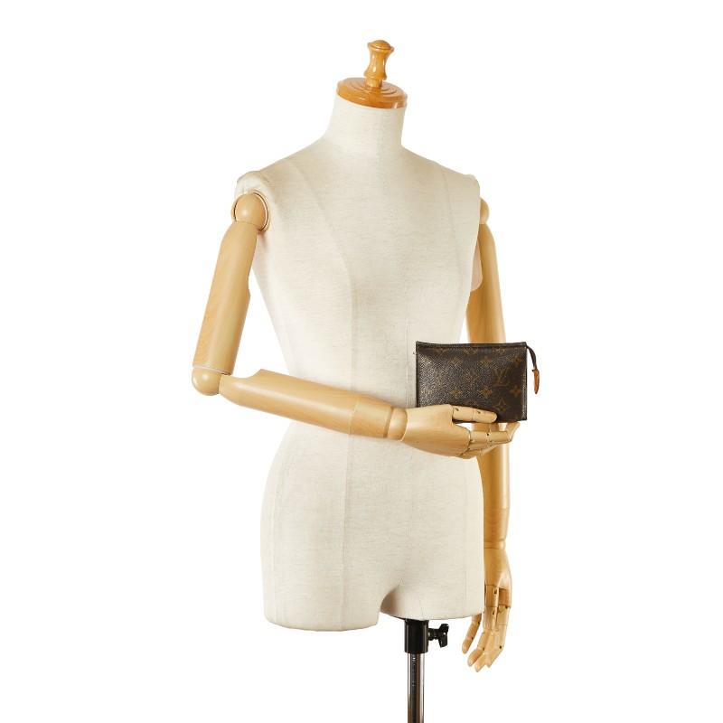 Louis Vuitton モノグラム クラッチバッグレザー　ブラウンミニバック Louis Vuitton モノグラム クラッチバッグレザー ブラウンミニバック