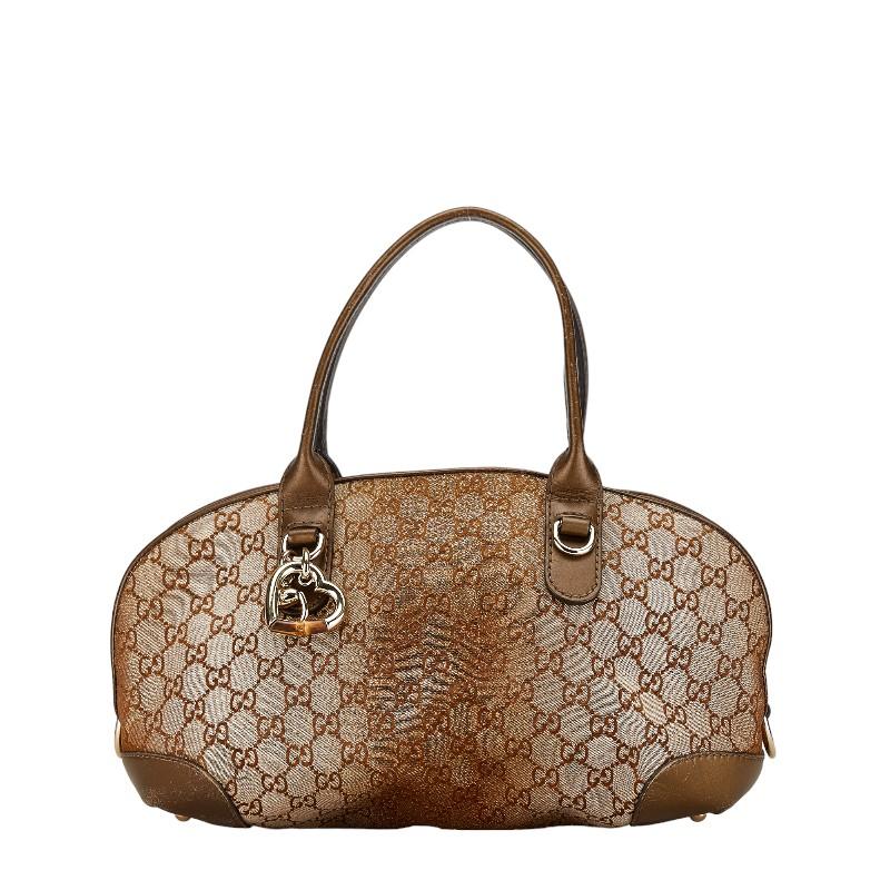 リょーすく GUCCI（グッチ） GGキャンバス ハートビット ハンドバッグ 269955