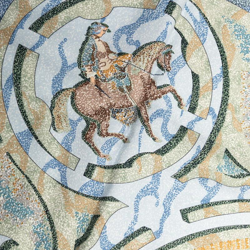 HERMES（エルメス） カレ90 PEINTRE DU CHEVAL 馬を描く画家 スカーフ