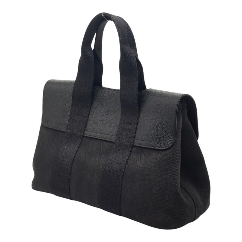 HERMES（エルメス） ヴァルパライソPM ハンドバッグ ブラック トワル