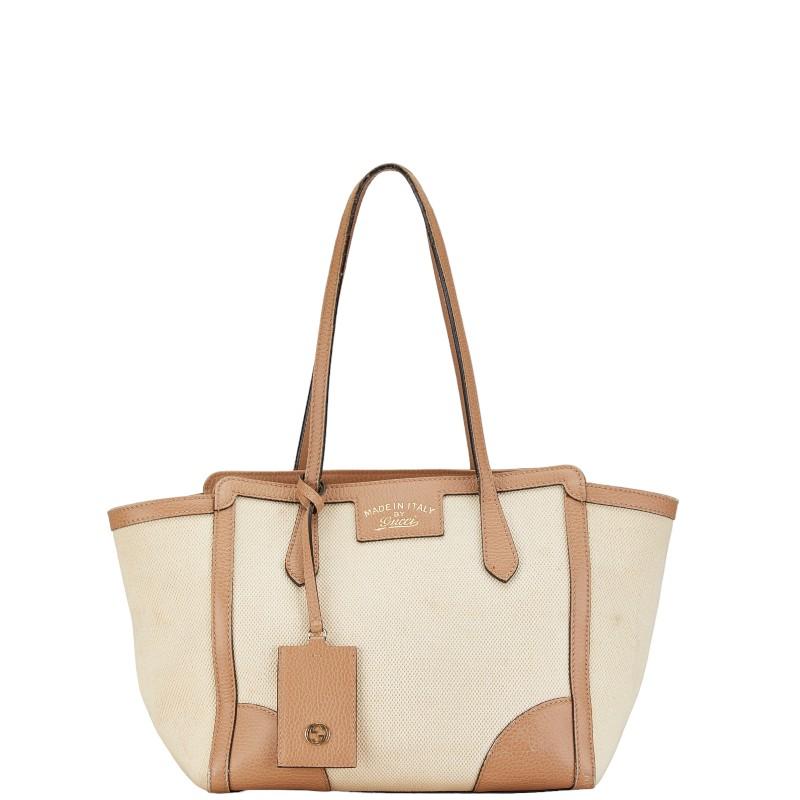 GUCCI グッチ トートバッグ 354408 ベージュ ブラウン キャンバス 