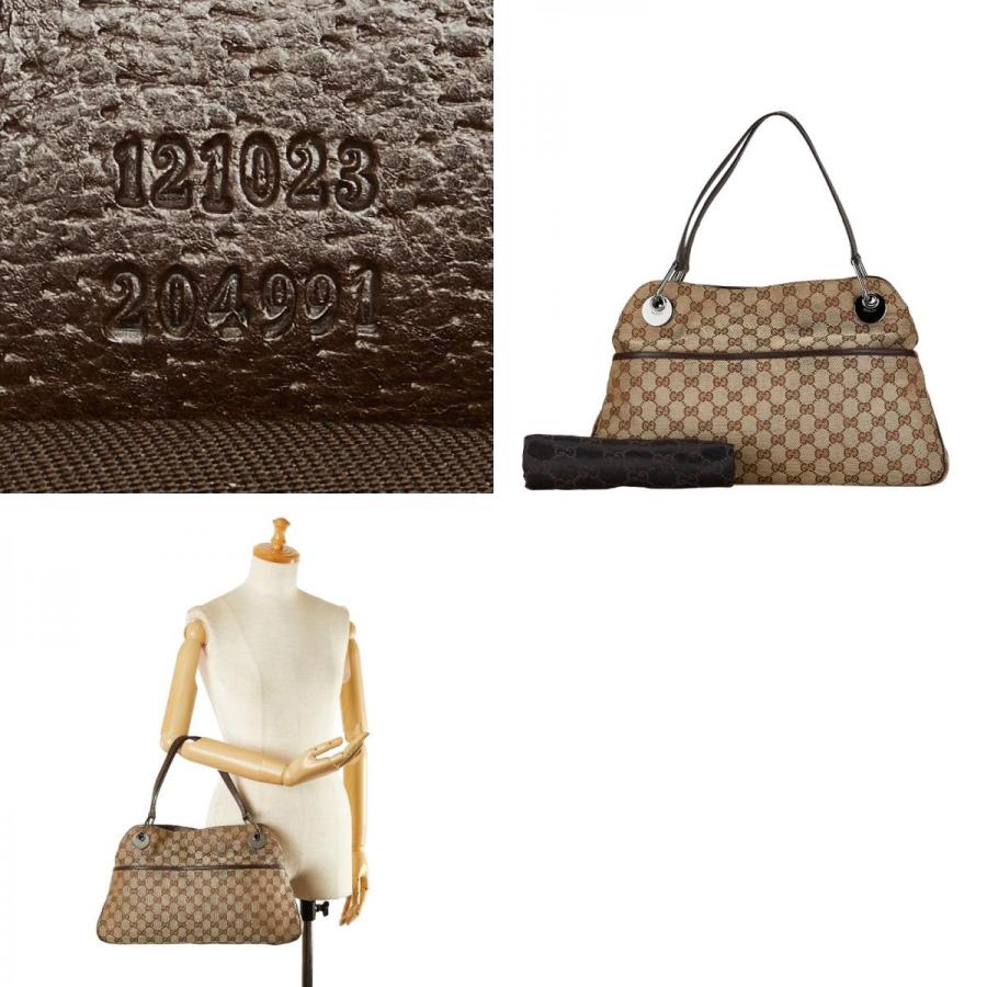 GUCCI（グッチ） GGキャンバス トートバッグ 121023 ブラウン ベージュ 