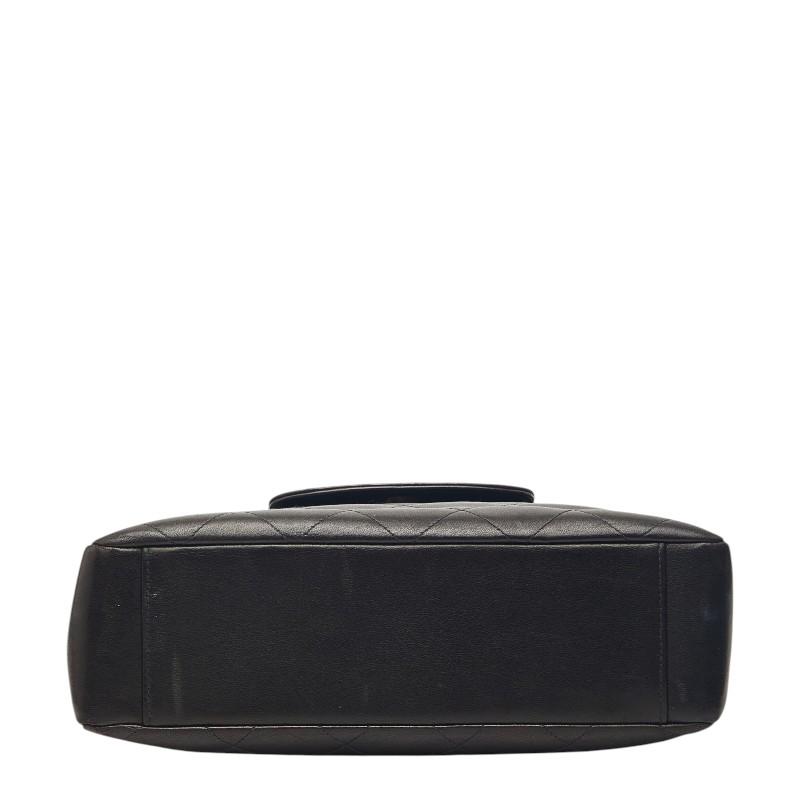 シャネル マトラッセ ココマーク チェーン ハンドバッグ ブラック ラムスキン レディース CHANEL 【中古】_2