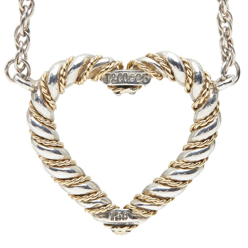 TIFFANY&Co.（ティファニー） ツイストハート ネックレス SV925