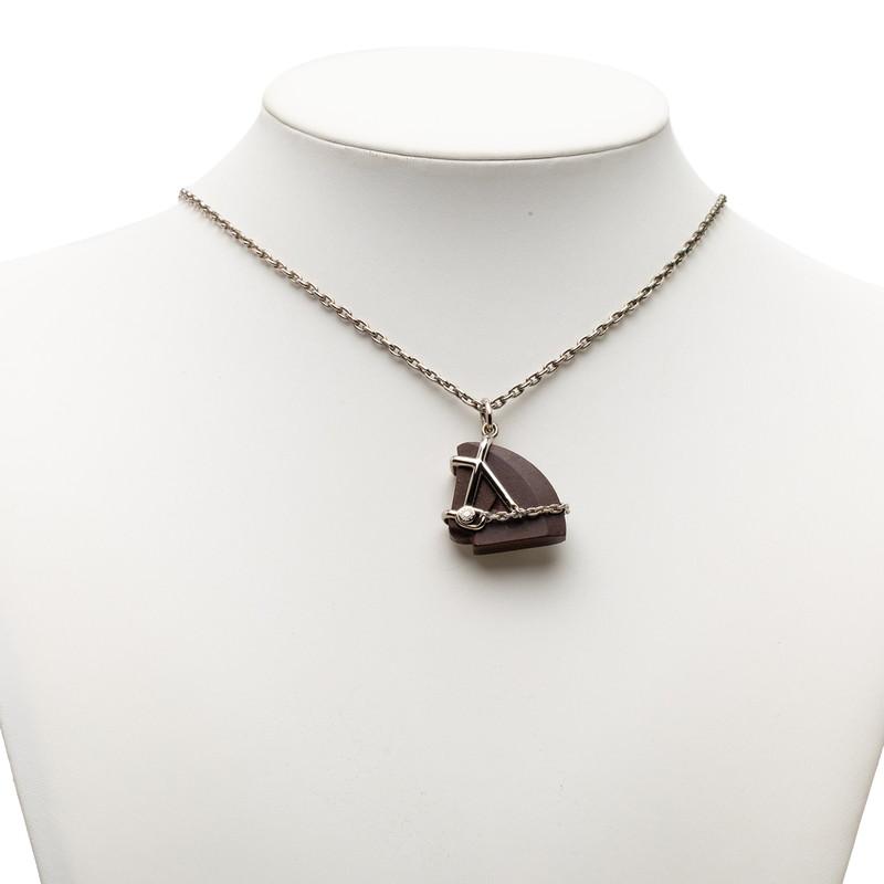HERMES（エルメス） シュバル ホースモチーフ ペンダント ネックレス