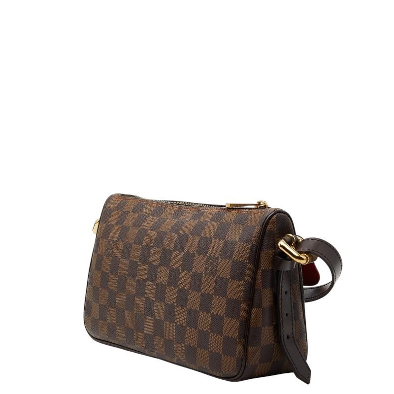 ルイ ヴィトン ダミエ ラヴェッロPM ハンドバッグ N60007 ブラウン PVC レザー レディース LOUIS VUITTON 【中古】