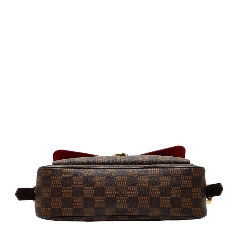ルイ ヴィトン ダミエ ラヴェッロPM ハンドバッグ N60007 ブラウン PVC レザー レディース LOUIS VUITTON 【中古】