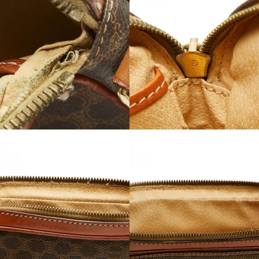 CELINE（セリーヌ） マカダム クラッチバッグ セカンドバッグ ブラウン