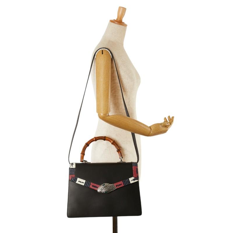 GUCCI グッチ リリス コーラルスネーク バンブー ハンドバッグ GUCCI グッチ リリス コーラルスネーク バンブー ハンドバッグ