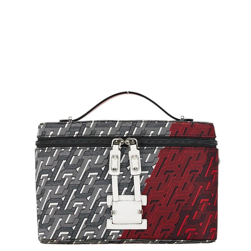 クリスチャンルブタン 総柄 ルビクリック ハンドバッグ メッセンジャーバッグ 2WAY 1205006 ナイロン レディース Christian Louboutin 【228-68179】 Christian Louboutin（クリスチャンルブタン） 総柄 ルビクリック