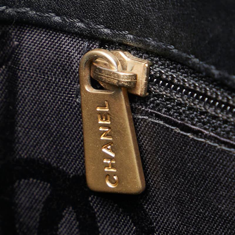 【超美品】　シャネル　Ｖステッチ　黒　トートバッグ　ラムスキン　ココマーク 超美品】 シャネル Vステッチ 黒 トートバッグ ラムスキン ココマーク