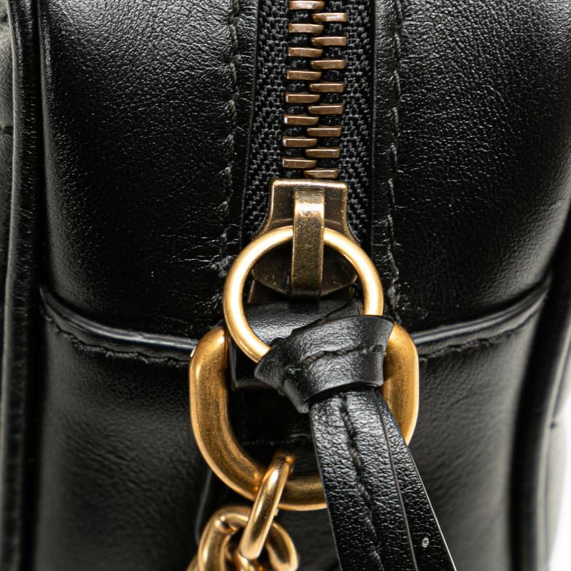 グッチ GGマーモント キルティング 斜め掛け ミニショルダーバッグ  