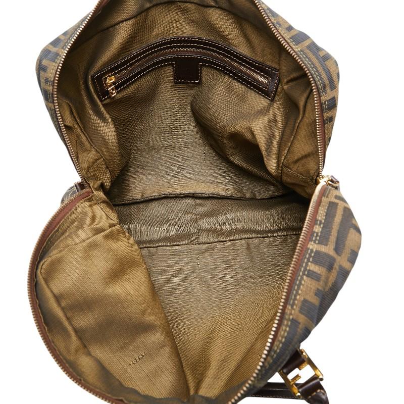 FENDI フェンディ ズッカ キャンバス レザー リュック バッグ ブラウン 楽天市場】フェンディ FENDI リュック ズッカ キャンバス/レザー