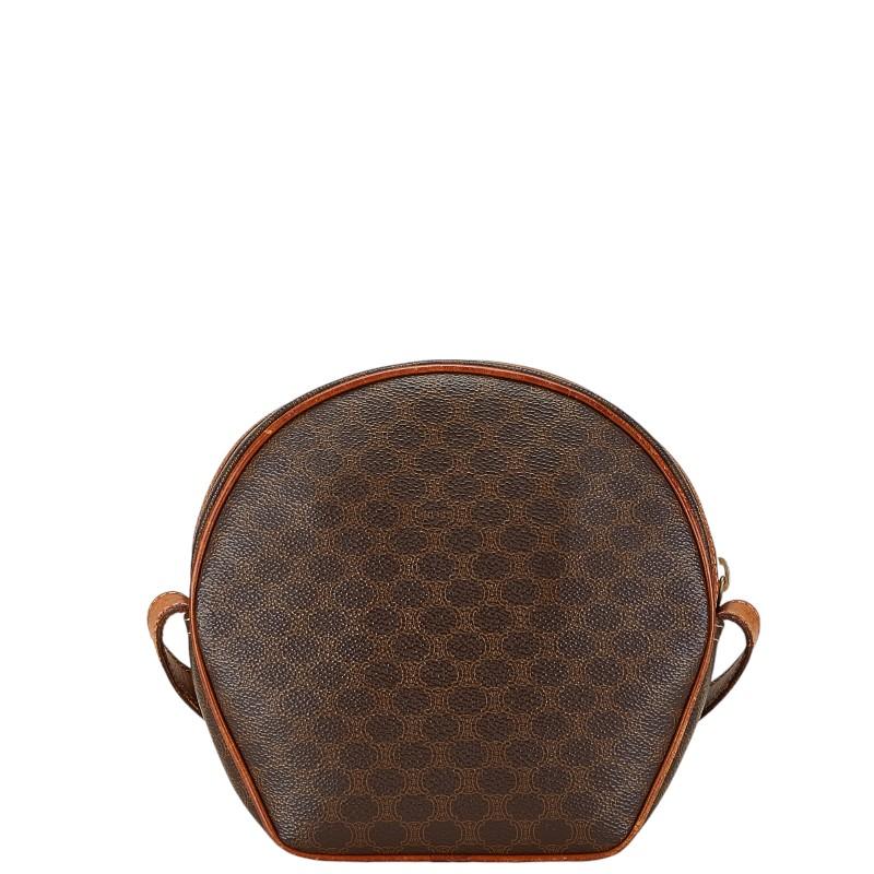 CELINE セリーヌ マカダム 斜め掛け ショルダーバッグ ブラウン