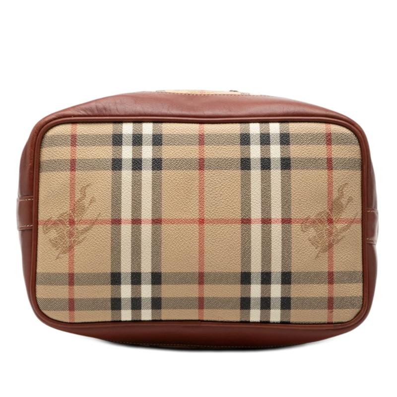 BURBERRY（バーバリー） ノバチェック 斜め掛け ショルダーバッグ 巾着