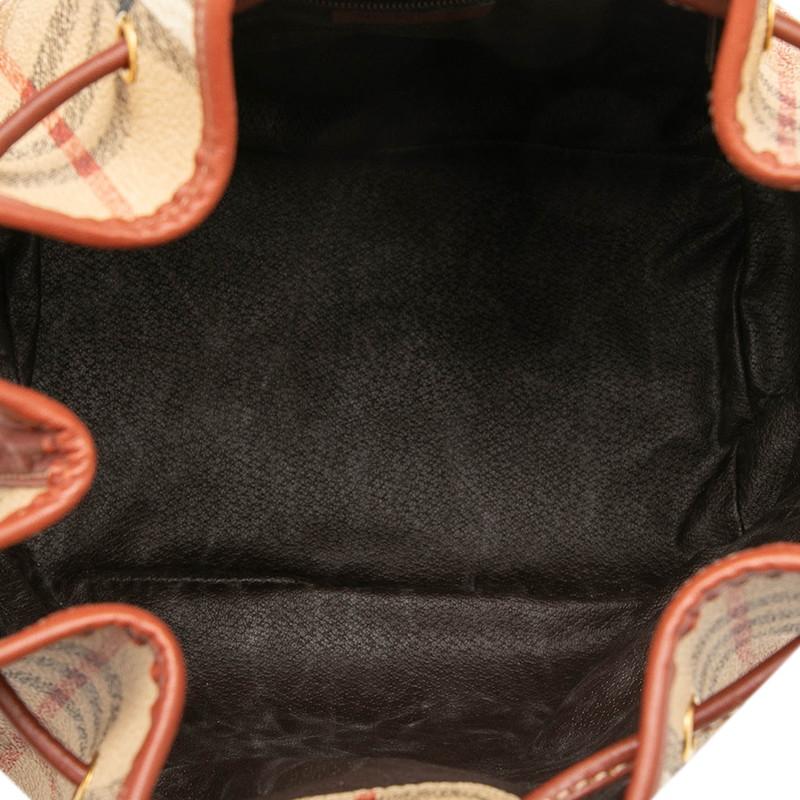 BURBERRY（バーバリー） ノバチェック 斜め掛け ショルダーバッグ 巾着