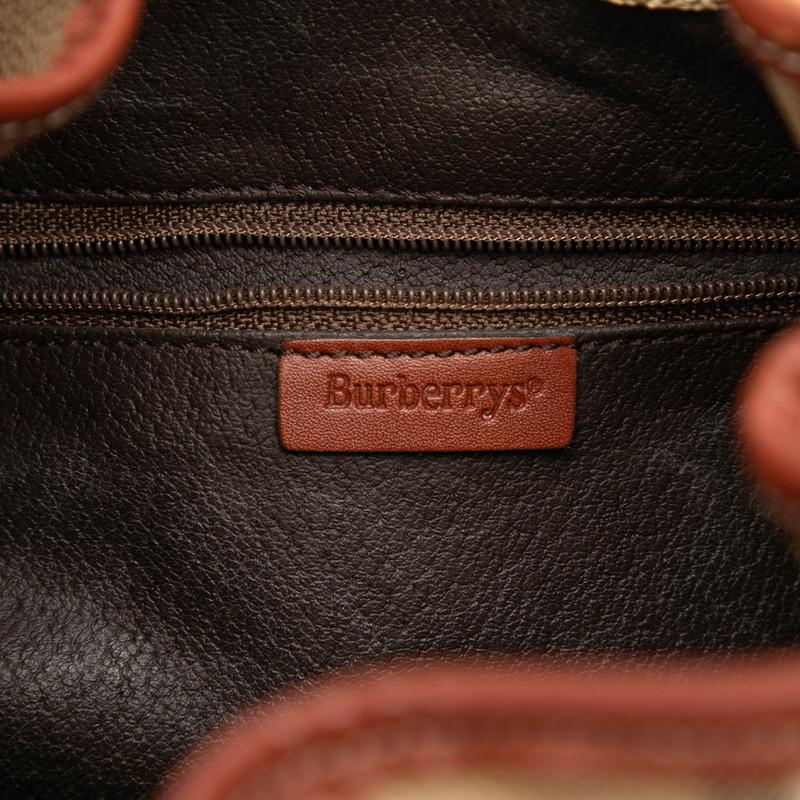 BURBERRY（バーバリー） ノバチェック 斜め掛け ショルダーバッグ 巾着
